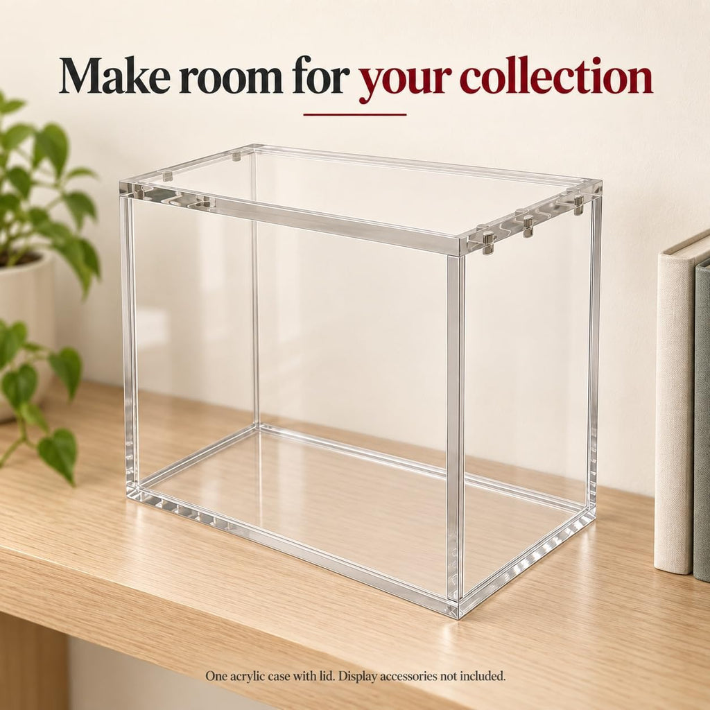 Acrylic Elite Trainer Box Display And Protection With Magnetic Lid