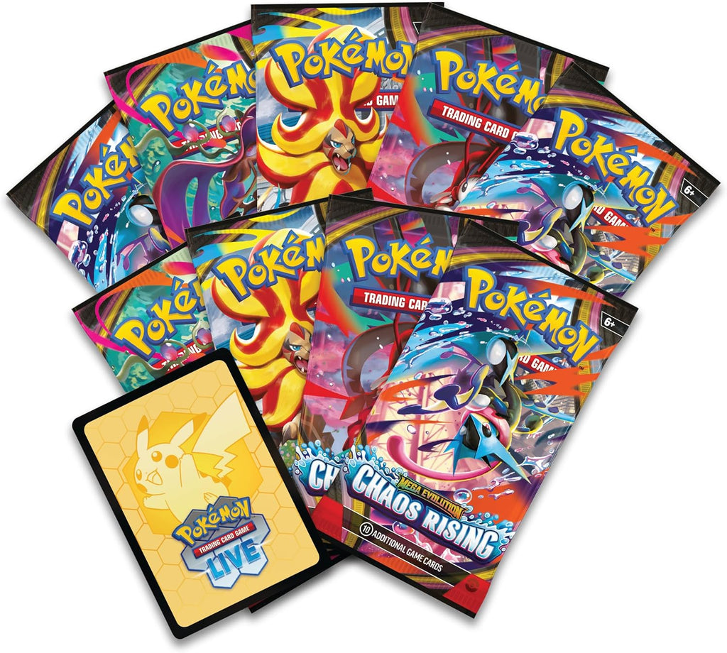 Pokemon Mega Evolutions Chaos Rising Elite Trainer Box