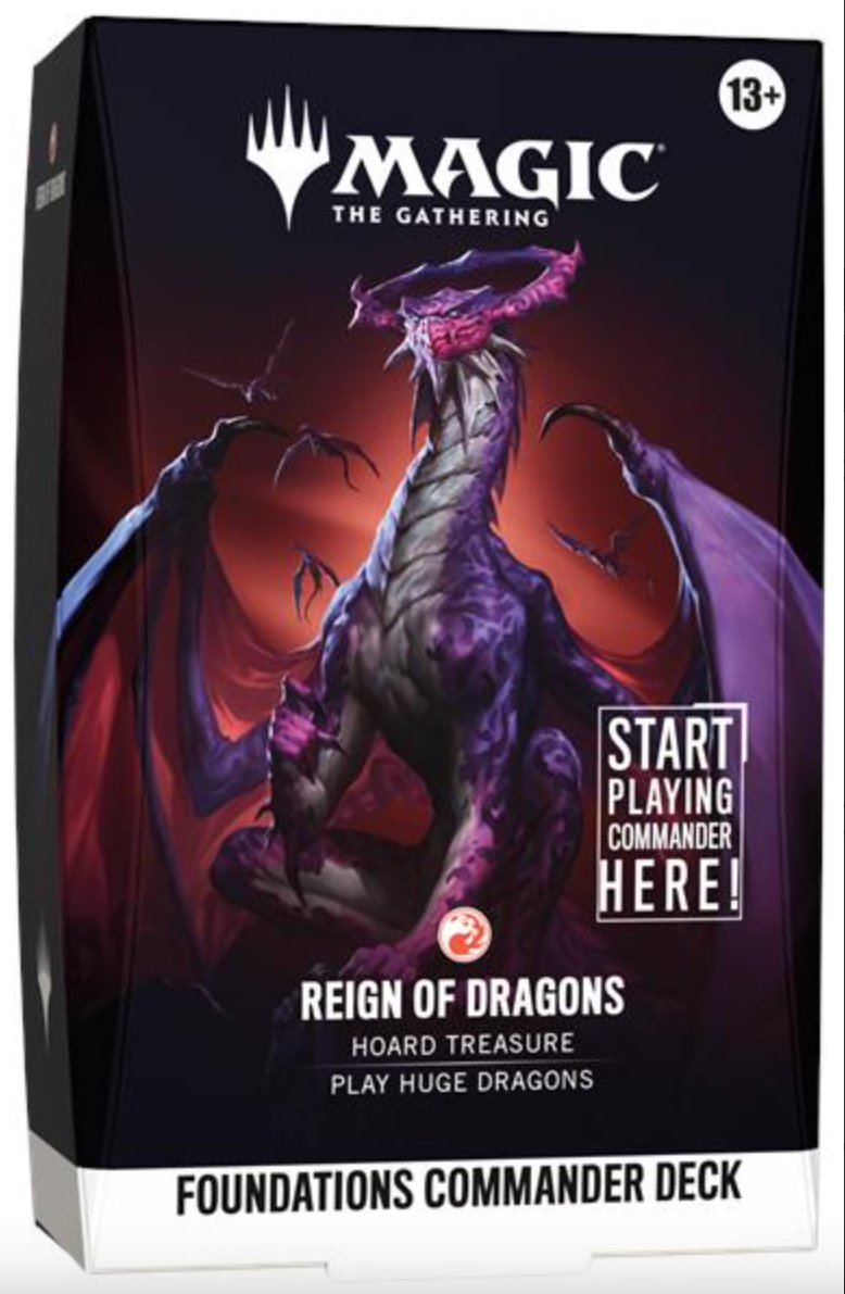 Magic: The Gathering Foundations Commander Deck - Reign of Dragons